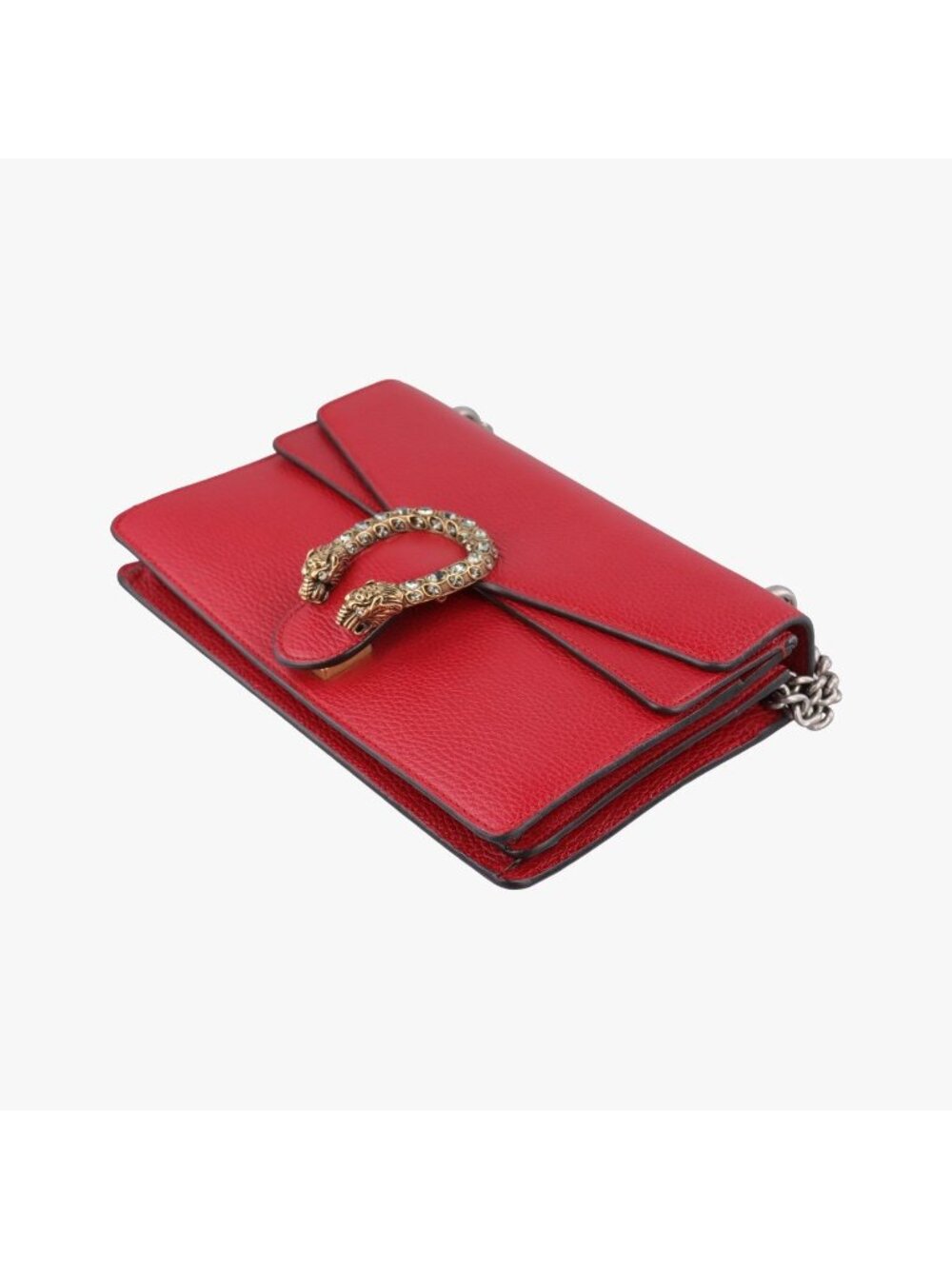 Gucci Dionysus Red Leather Shoulder Bag - Picture 4 of 16